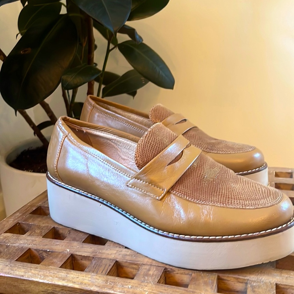 Anthropologie Ilana Platform Loafers
